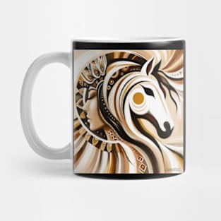 Queen and her horse by Charlotte VanRoss (cvanross ) Mug